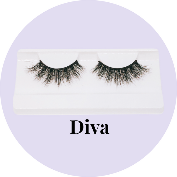 Mink eyelashes in Diva style