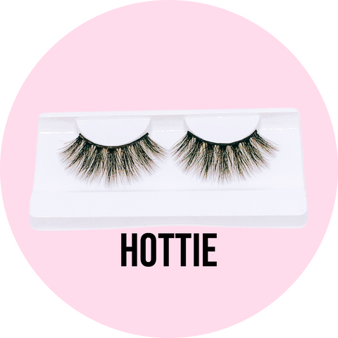 Mink eyelashes in Hottie style