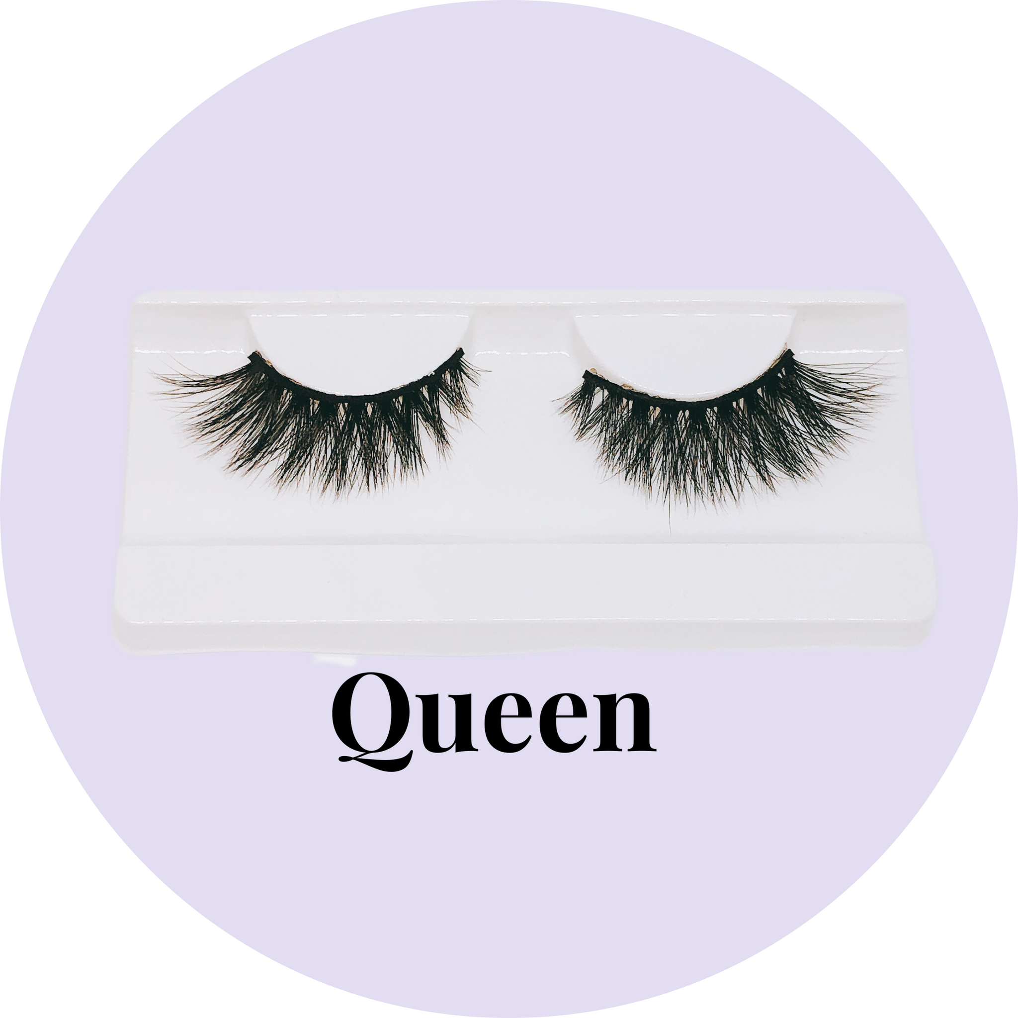 Mink eyelashes in Queen style