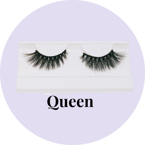 Mink eyelashes in Queen style